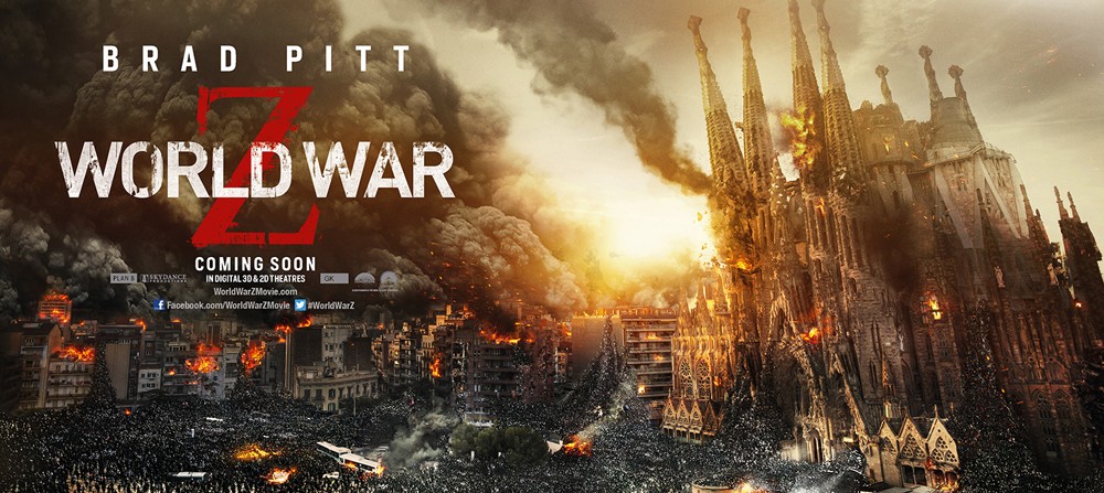 World War Z shows the world on fire in new posters – The Second Take